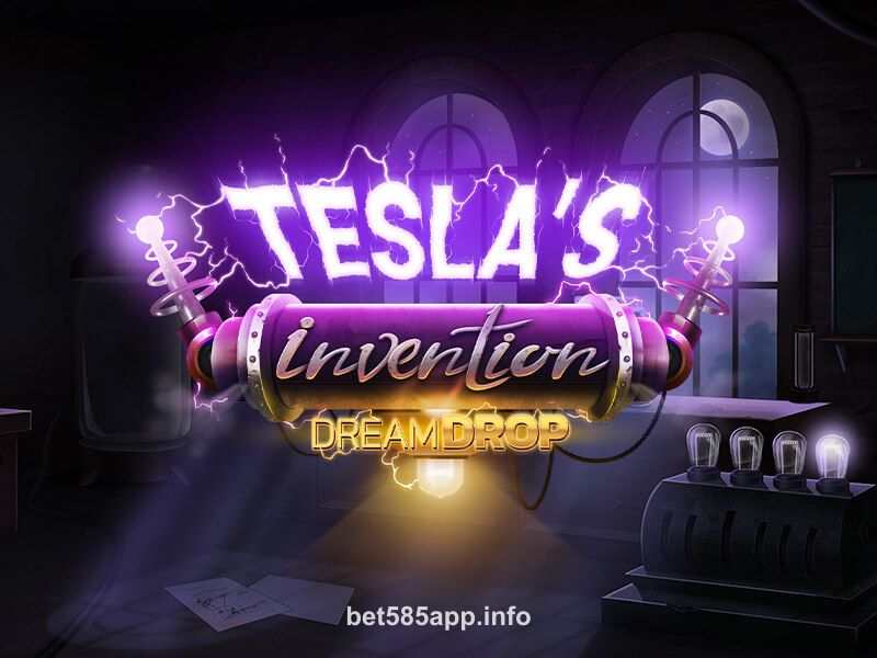 Imagem do caça-níquel Tesla’s Invention Dream Drop disponível no site bet585